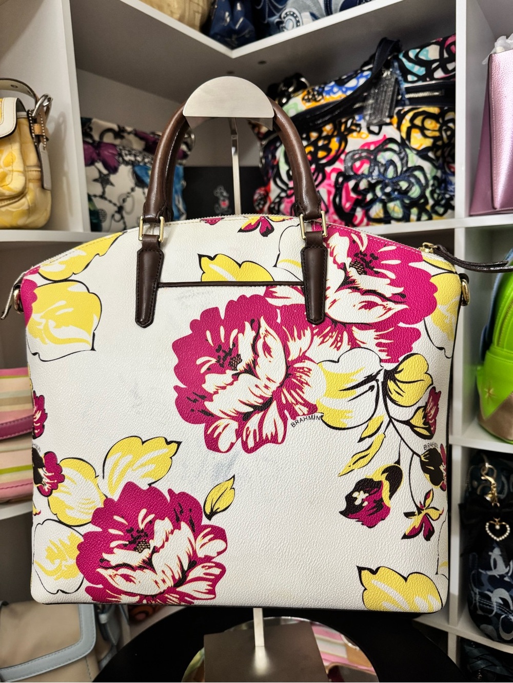 Brahmin Duxbury Dahlia Satchel - Picture 5 of 8